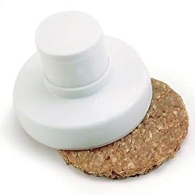 img 3 attached to 🍔 Norpro Hamburger Press: Efficient, One-Size White Design for Perfect Burgers