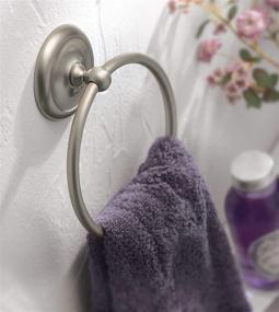 img 2 attached to Moen Small Chrome Yorkshire Bathroom Hand Towel Ring 5386CH