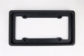 img 2 attached to 🚗 LVMYCAR BUMPGUARD - Universal Fit Slim & Tough License Plate Frame & Bumper Guard for Car Protection Against Parking Scratches and Dents with Flexible Polyurethane Shock Protector