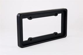 img 1 attached to 🚗 LVMYCAR BUMPGUARD - Universal Fit Slim & Tough License Plate Frame & Bumper Guard for Car Protection Against Parking Scratches and Dents with Flexible Polyurethane Shock Protector