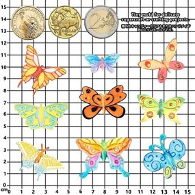 img 1 attached to Funshowcase Butterflies Silicone Decoration 11 3X9 3X1Cm