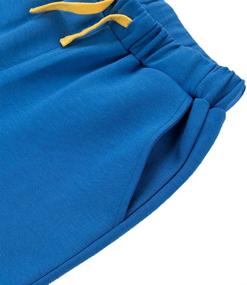 img 1 attached to DEESPACE Sweatpants Adjustable Drawstring 3 12Years Boys' Clothing for Pants