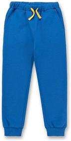 img 4 attached to DEESPACE Sweatpants Adjustable Drawstring 3 12Years Boys' Clothing for Pants