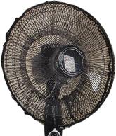 premium 60 x 20 cm washable dustproof safety fan protection dust cover net - black summer edition логотип