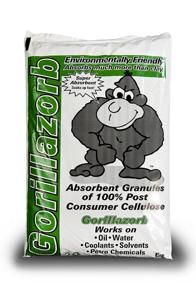 img 1 attached to 🦍 ESP Gorillazorb Cellulose Complex Universal Granular Absorbent - 4 Gallon, 25 lbs Poly Bag, Off White