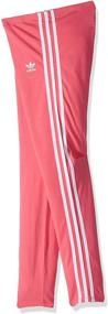 img 1 attached to Adidas Originals Girls Stripes Leggings Girls' Clothing