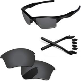 img 4 attached to 🕶️ PapaViva Replacement Lenses Rubber Oakley Men's Accessories: Enhance Your Sunglasses with High-Quality Eyewear Accessories