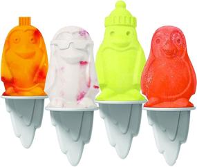 img 4 attached to 🐧 Tovolo Penguin Ice Pop Molds - Set of 4 Flexible Silicone Freezer Molds, Popsicle Makers with Reusable Sticks, Dishwasher-Safe & BPA-Free - White