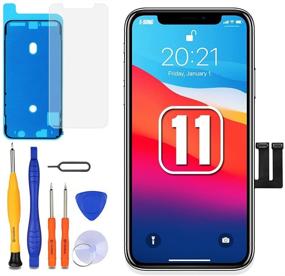 img 4 attached to 📱 Замена экрана iPhone 11 - сборка экрана E-SUNG Trade LCD с сенсорным дисплеем и цифровым сенсором, набор инструментов, водонепроницаемый стикер, технология True Tone и программные функции