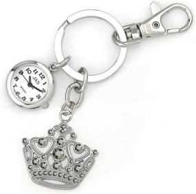 img 1 attached to JAS Unisex Novelty Keychain Silver Women's Watches in Wrist Watches