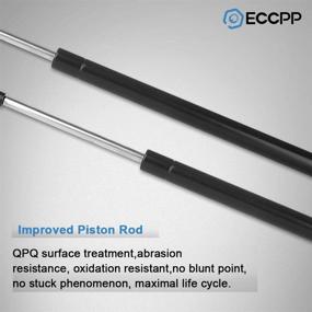 img 1 attached to 🚗 Top-Quality Rear Glass Window Lift Supports for Jeep Commander 2006-2010 - ECCPP 2pcs Struts Rods Shocks