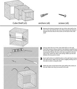 img 2 attached to Плавающие полки для детской комнаты Wallniture