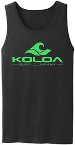 img 1 attached to 👕 Bold and Fashionable: Koloa Classic Wave Top Black W 2XL Men's Clothing Unveiled!