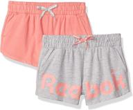 🎀 reebok девочки розовые шорты уголь 3638 - модная одежда для девочек с улучшенным seo. логотип