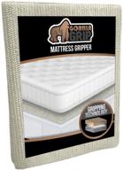 🦍 gorilla grip original non-slip mattress gripper pad - queen size, prevents bed and topper sliding, versatile for sofa, couch, and mattresses, easy trim, durable grips prevent slipping logo