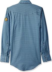 img 3 attached to Wrangler Flame Resistant Western 🔥 Pocket Men's Clothing: Protection meets Style