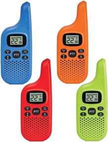 img 3 attached to Midland X-TALKER 22 Channel FRS Walkie Talkie for Kids - Two-Way Radio, 38 Privacy Codes, NOAA Weather Alert (Multi-Color, Set of 4 Radios)