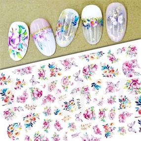 img 1 attached to Dornail Butterfly Stickers Self Adhesive Decorations