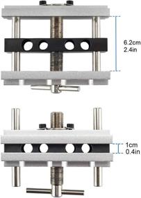 img 1 attached to 🔩 Premium Self-Centering Dowel Jig Kit for Perfect Woodworking Precision - Drill Guide Sleeve Included!