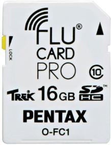 img 1 attached to 📷 Pentax OFC-1 16 ГБ Прозрачная карта с Wi-Fi-соединением для цифровой зеркальной камеры Pentax K3 - Белый