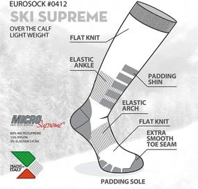 img 2 attached to 🧦 Supreme Ski Socks by Eurosocks - Unisex Adult Winter Sports Socks