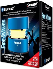 img 2 attached to iSound Fire Waves Bluetooth колонка с микрофоном и динамическим синим светодиодным эффектом