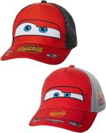 disney boys cars lightning mcqueen cotton baseball cap 2 pack (2-7 years) - improved seo logo