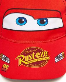 img 1 attached to Детские бейсболки из хлопка Disney Boys Cars Lightning McQueen в двух штуках (2–7 лет) - улучшенный поисковый SEO