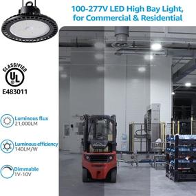 img 2 attached to LEONLITE Commercial Dimmable Waterproof Warehouse