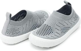 img 3 attached to JAN JUL Toddler Light Weight Sneakers: Boys' Shoes Offering Comfort and Style