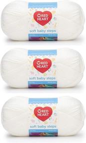 img 3 attached to ❤️ Пряжа Red Heart Soft Baby Steps - Белая, E746-9600