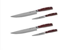 forged in fire: premium 2-piece stainless steel knives set with warranty logo