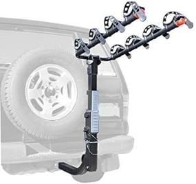 img 1 attached to 🚴 Premier 4-Bike Carrier for Vehicles with External Spare Tires - Allen Sports Model S645