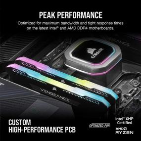 img 1 attached to 💻 Corsair Vengeance RGB Pro SL 32GB (2x16GB) DDR4 3600MHz Desktop Memory - Black (CMH32GX4M2D3600C18)