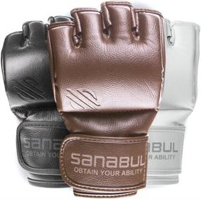 img 4 attached to 🥊 Sanabul Battle Forged MMA Grappling Gloves 4 oz: Unleash Your Inner Warrior