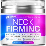 💫 revitalize neck skin with neck firming cream: anti-wrinkle & anti-aging moisturizer for men & women, targets double chin and sagging skin on the neck, chest, and décolleté logo