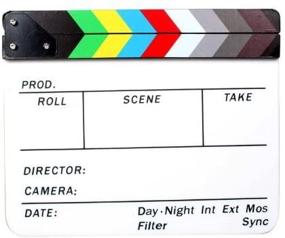 img 3 attached to Andoer Acrylic Clapboard Director Clapper