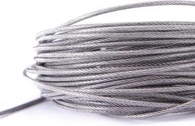 img 1 attached to 🖼️ Ubilink 167FT (50M) Stainless Steel Picture Hanging Wire - 1.5MM, Supports Up to 150lbs, Spool Included - Ideal for Picture Frames, Mirrors, Paintings, and Hanging Objects - Includes 20 Aluminum Sleeves