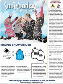 img 2 attached to ❄️ 4 Pack of Instant Snow Powder for Slime - Let it Snow (2) and SnoWonder (2) - Made in The USA | Artificial Snow Mix for Fake Snow Holiday Decorations