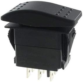 img 1 attached to 🔒 High-Quality Sealed DP Rocker Switches 20A 12V Non-ill - Reliable ON/OFF/ON Control