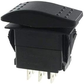 img 3 attached to 🔒 High-Quality Sealed DP Rocker Switches 20A 12V Non-ill - Reliable ON/OFF/ON Control