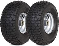 🚜 ar-pro 2 pack 15 x 6.00-6 tire and wheel set for lawn tractors - high-quality with 3/4" bearings логотип