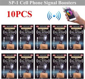 img 3 attached to 10Pcs Vangonee Phone Signal Enhancement Stickers 📶 - Compact Antenna Booster for Improved Outdoor Camping Signals