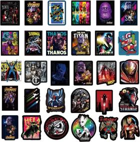 img 3 attached to 🦸 108-Pack Vinyl Marvel Avengers Stickers - Laptop, Hard Hat, Bedroom Wall Decoration, Superhero Decals for Kids, Teens, Adults, Fans - Boys, Girls, Men, Women