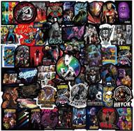 🦸 108-pack vinyl marvel avengers stickers - laptop, hard hat, bedroom wall decoration, superhero decals for kids, teens, adults, fans - boys, girls, men, women logo