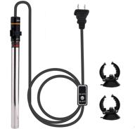 🐠 ma strap 500w submersible aquarium heater titanium fish tank heater with digital temperature display & external thermostat controller - ideal for freshwater and seawater logo