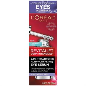 img 3 attached to 💧 L'Oreal Paris Revitalift Hyaluronic Acid + Caffeine Hydrating Eye Serum: Anti-Aging Moisturizer Sample for Ultimate Rejuvenation