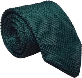img 3 attached to 👔 Adults' Vintage Knit Necktie - for Stylish and Trendy Looks
