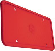 🛡️ effortless protection: rightcar solutions flawless red silicone license plate frame - rust-proof, rattle-proof, and weather-proof logo