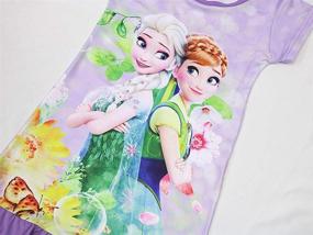 img 2 attached to 👸 Princess Pajamas Toddler Nightgown for Girls - AOVCLKID Girls' Clothing